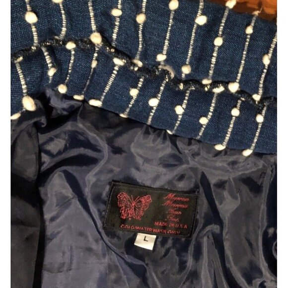 Vtg Marena Marena Two Inc Overcoat Duster F Knots Boho Artsy Rare Oversized - Picture 3 of 13